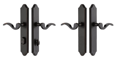 Solid Brass Concord Style Stretto Passage Entryway Set (Oil Rubbed Bronze Finish)