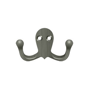 Double Coat & Hat Hook (Several Finishes Available) DELTANA
