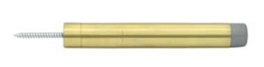 Adjustable Solid Brass Baseboard Door Bumper (Polished Brass Finish)