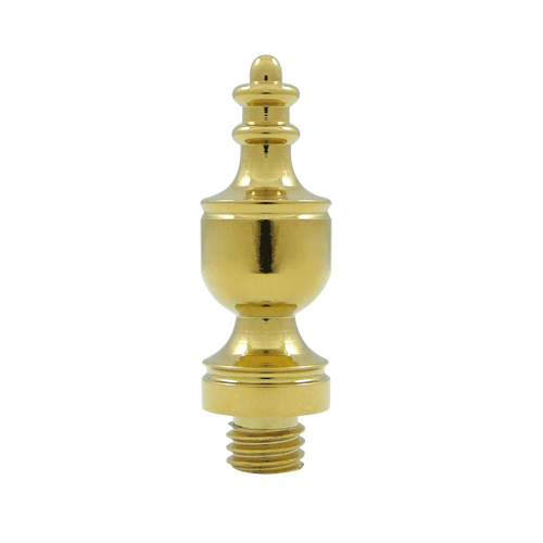 1 3/8 Inch Solid Brass Urn Tip Door Finial (PVD Finish)