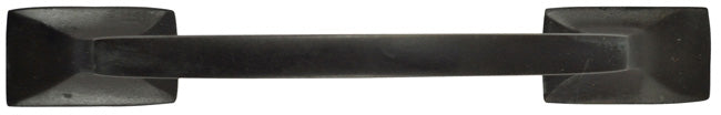 5 1/4 Inch Overall (3 3/4  Inch c-c) Traditional Solid Brass Pull (Oil Rubbed Bronze Finish)