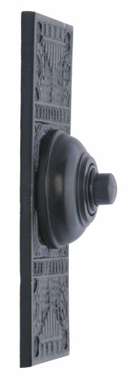 Solid Brass Eastlake Style Door Bell (Oil Rubbed Bronze Finish)