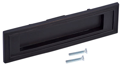 Mission Style Mail Slot for Front Doors (Oil Rubbed Bronze Finish)