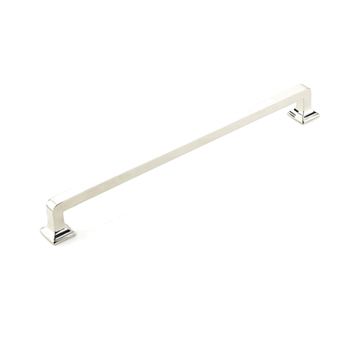 16 1/8 Inch (15 Inch c-c) Menlo Park Appliance Pull (Polished Nickel Finish)