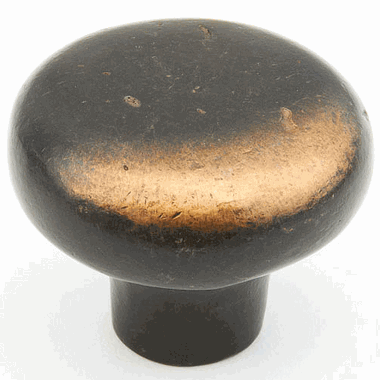1 5/8 Inch Mountain Round Knob (Ancient Bronze Finish)
