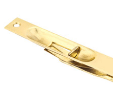 Solid Brass Mortised Flush Bolt (Polished Brass Finish)