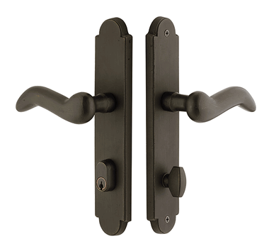 Sandcast Arched Style Stretto Passage Entryway Set (Oil Rubbed Bronze Finish)