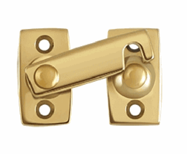 1 3/8 Inch Solid Brass Shutter Bar Door Latch (PVD Finish)