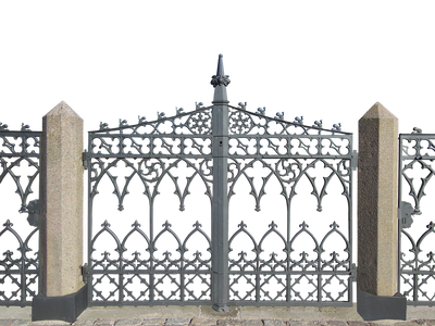 The Role of Wrought Iron in Antique Gate Hardware