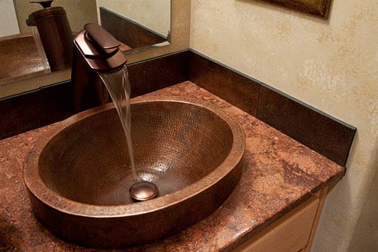 COPPER VESSEL & APRON SINKS                      