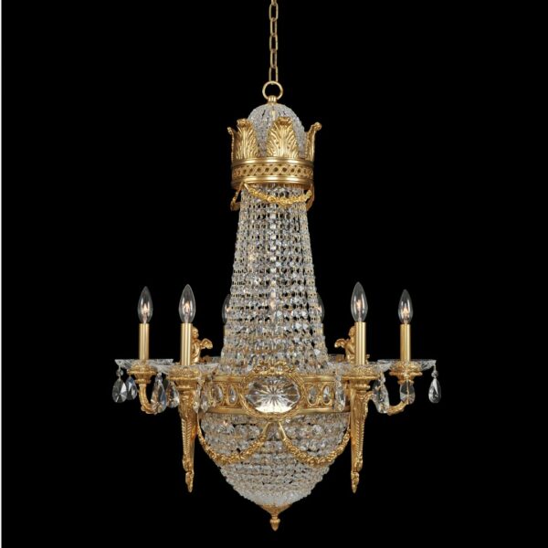 Allegri Marseille 6 Arm Chandelier