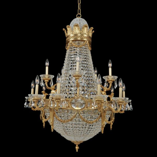 Allegri Marseille (10+5) Arm 2 Tier Chandelier