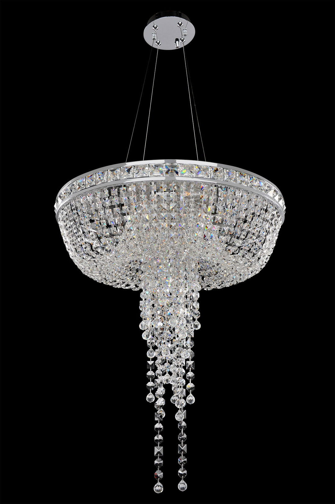 Cascata 24 Inch Convertible Pendant - Flush Mount Allegri