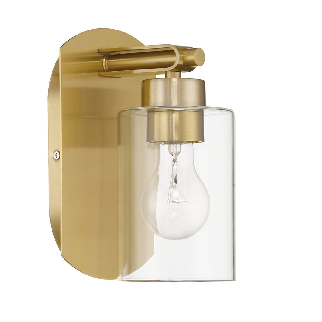 CRAFTMADE Hendrix 1 Light Wall Sconce in Satin Brass