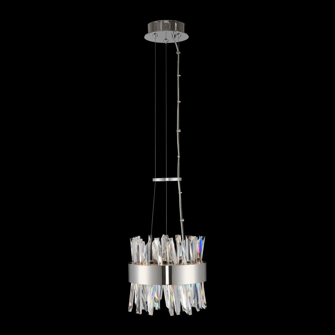 Glacier 10 Inch LED Mini Pendant Chrome