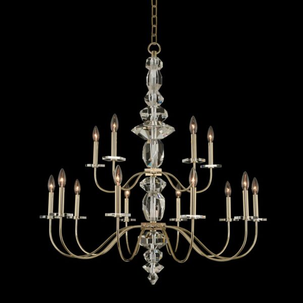 Bolivar (10+5) Light 2 Tier Chandelier Allegri