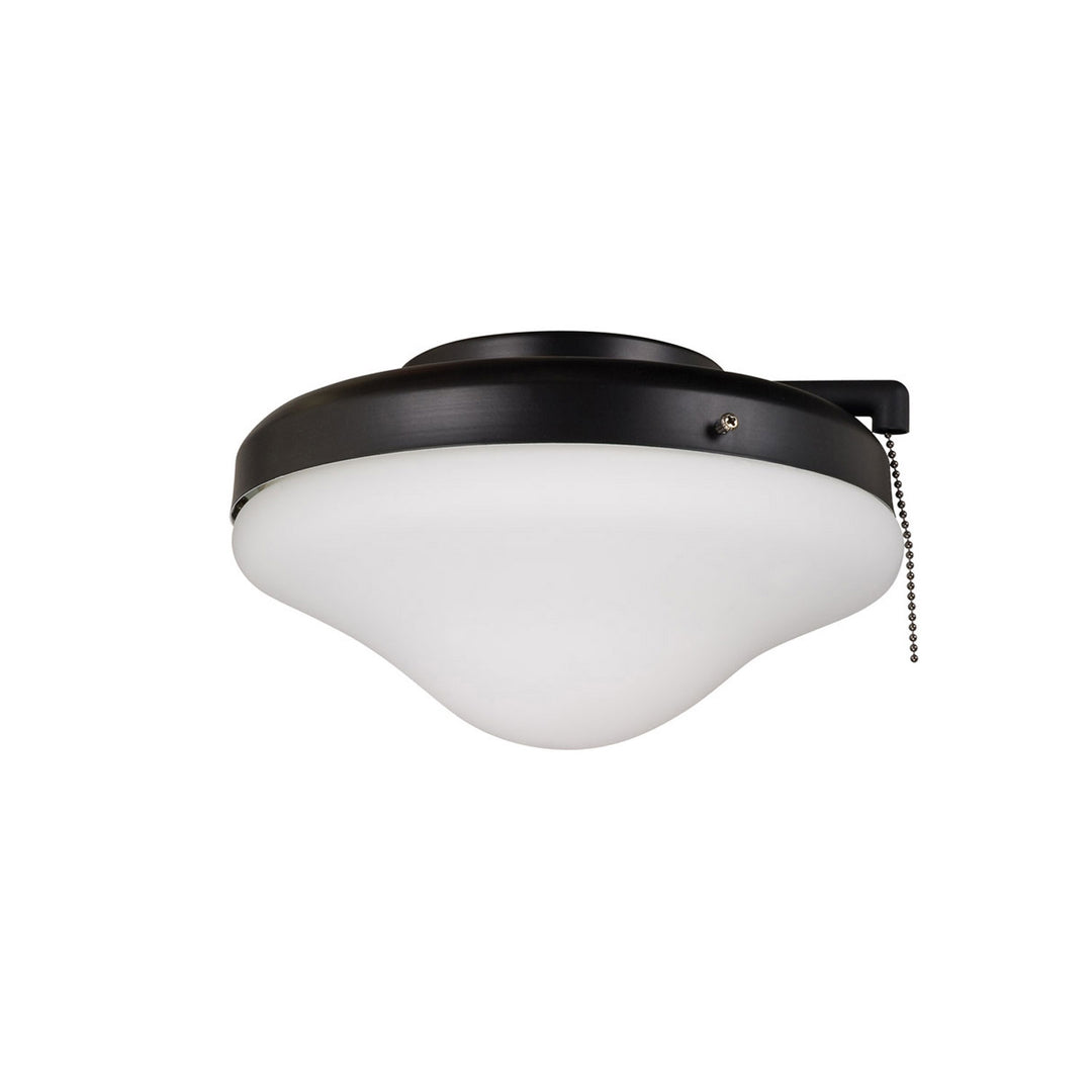 CRAFTMADE 2 Light Outdoor Bowl Light Kit in Flat Black