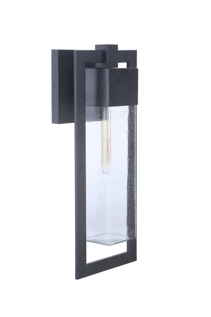 Perimeter 1 Light Large Outdoor Wall Lantern in Midnight CRAFTMADE