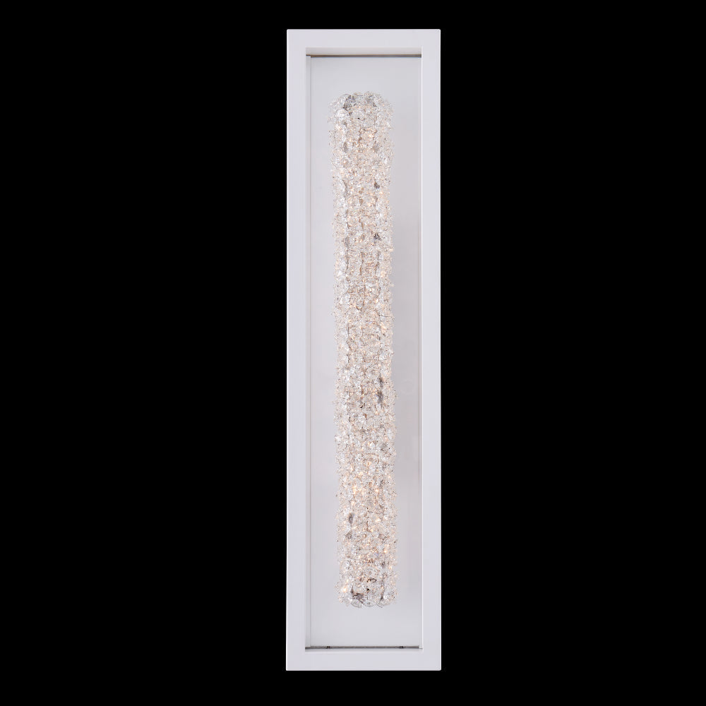 Lina Esterno 27 InchMatte White Outdoor Wall Sconce