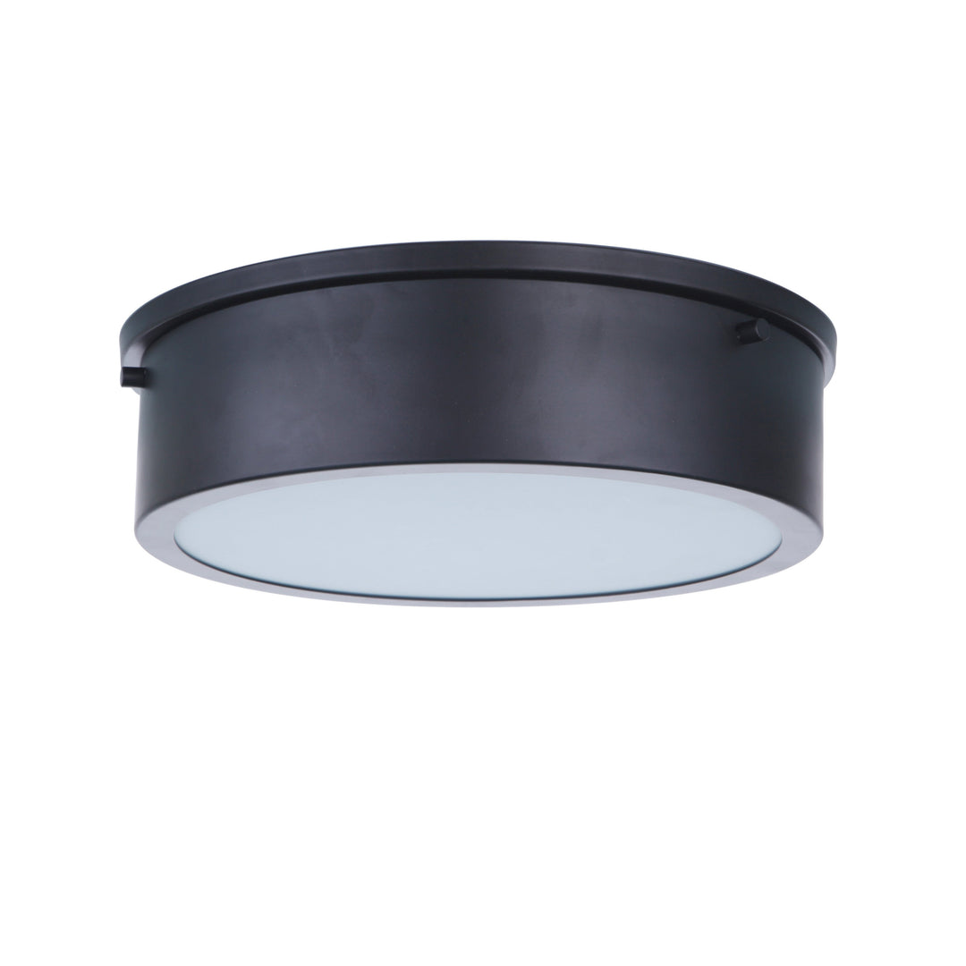 Fenn 1 Light 11" LED Flushmount in Flat Black CRAFTMADE