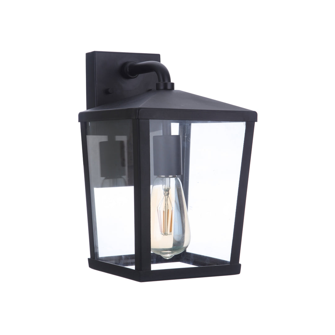 CRAFTMADE Olsen 1 Light Small Outdoor Wall Lantern in Midnight