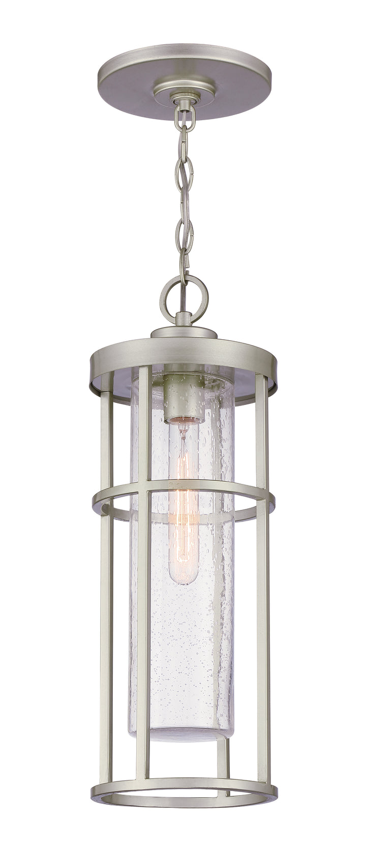 Encompass 1 Light Outdoor Pendant in Satin Aluminum CRAFTMADE