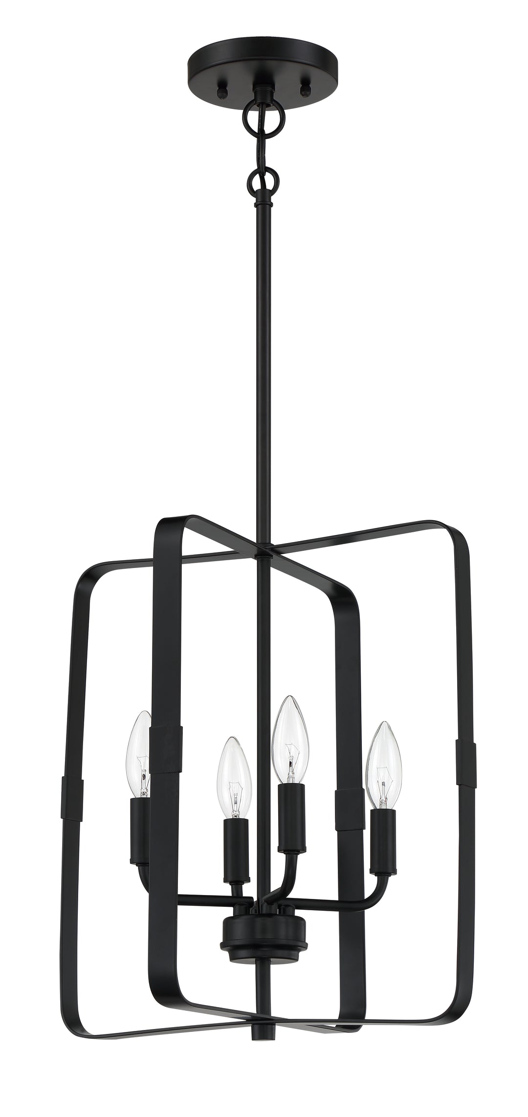 CRAFTMADE Stowe 4 Light Foyer in Flat Black