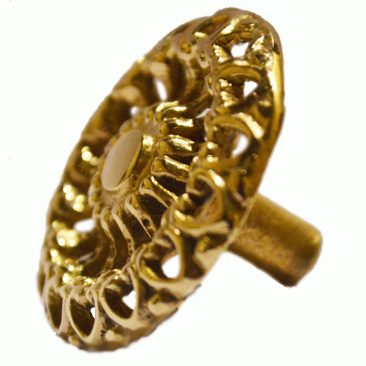 1 1/2 Inch Reticulated Cabinet Knob (Several Finishes Available)