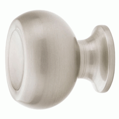 EMTEK Emtek 1 Inch Solid Brass Atomic Knob (Brushed Nickel Finish)