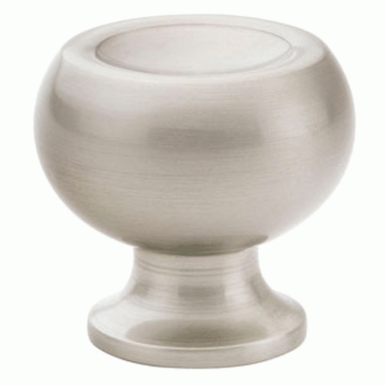 EMTEK Emtek 1 Inch Solid Brass Atomic Knob (Brushed Nickel Finish)