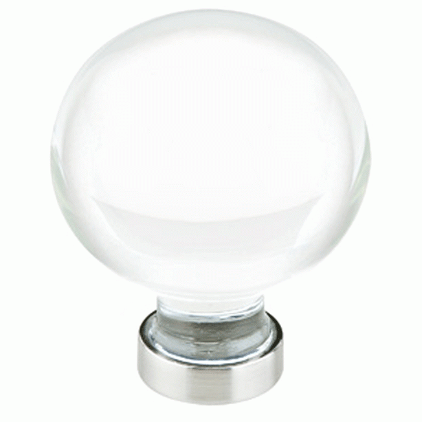 EMTEK 1 1/4 Inch Bristol Cabinet Knob (Polished Chrome Finish)