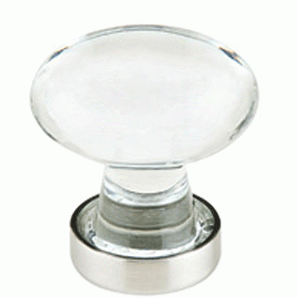 1 1/4 Inch Hampton Cabinet Knob (Brushed Nickel Finish) EMTEK