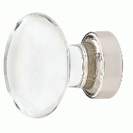 EMTEK 1 1/4 Inch Hampton Cabinet Knob (Polished Nickel Finish)