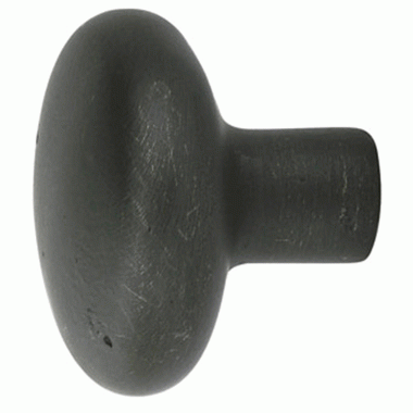 EMTEK 1 1/4 Inch Sandcast Bronze Round Knob (Oil Rubbed Bronze Finish)