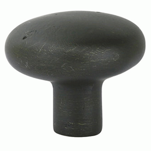 EMTEK 1 1/4 Inch Sandcast Bronze Round Knob (Oil Rubbed Bronze Finish)