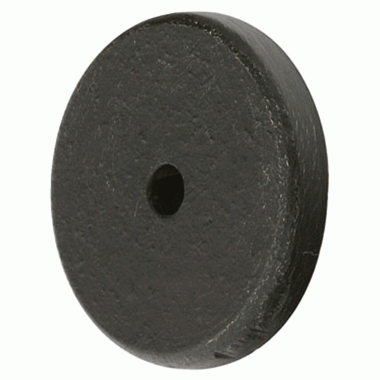 1 1/4 Inch Sandcast Round Back Plate (Oil Rubbed Bronze Finish) EMTEK