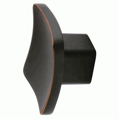 EMTEK Emtek 1 1/4 Inch Solid Brass Basin Knob (Oil Rubbed Bronze Finish)