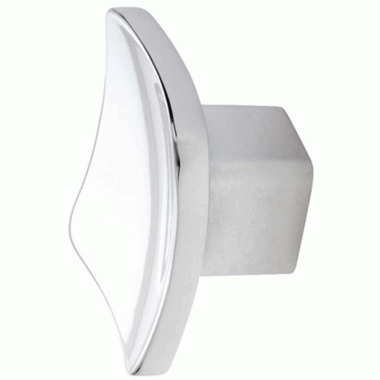 EMTEK Emtek 1 1/4 Inch Solid Brass Basin Knob (Polished Chrome Finish)