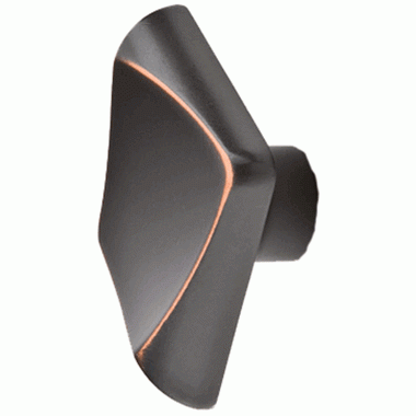 EMTEK Emtek 1 1/4 Inch Solid Brass Bezier Knob (Oil Rubbed Bronze Finish)