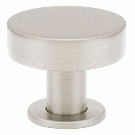 EMTEK Emtek 1 1/4 Inch Solid Brass Cadet Knob (Brushed Nickel Finish)