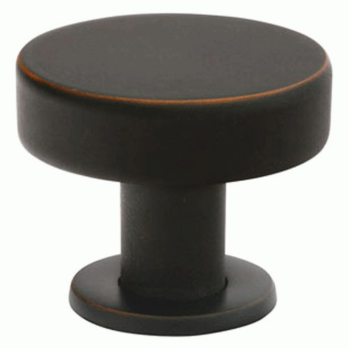 EMTEK Emtek 1 1/4 Inch Solid Brass Cadet Knob (Oil Rubbed Bronze Finish)