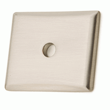 1 1/4 Inch Solid Brass Neos Back Plate For Knob (Brushed Nickel Finish) EMTEK