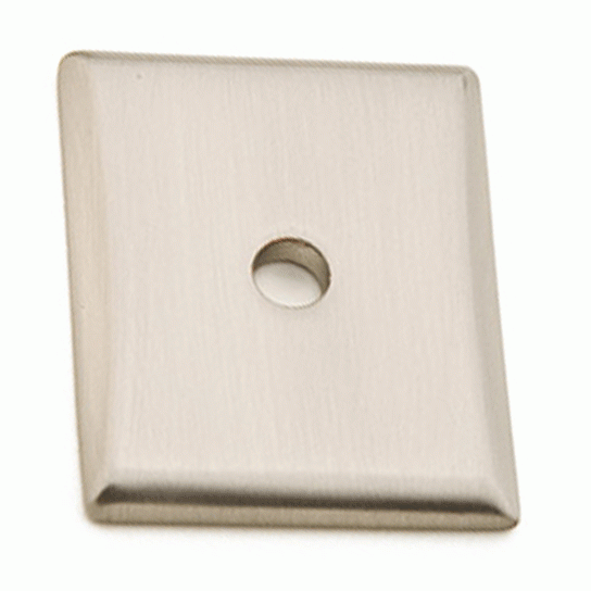 1 1/4 Inch Solid Brass Neos Back Plate For Knob (Brushed Nickel Finish) EMTEK