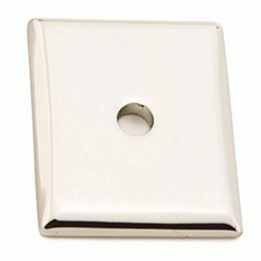 1 1/4 Inch Solid Brass Neos Back Plate For Knob Polished Nickel Finish EMTEK