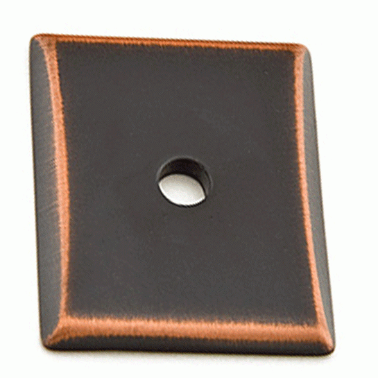 1 1/4 Inch Solid Brass Neos Back Plate For Knob (Oil Rubbed Bronze) EMTEK