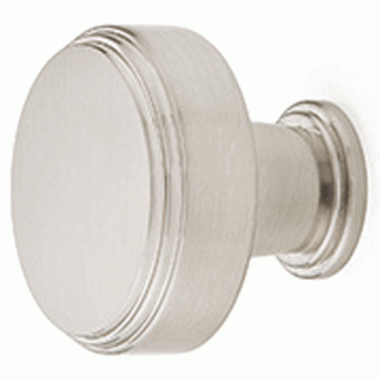 EMTEK Emtek 1 1/4 Inch Solid Brass Newport Knob (Brushed Nickel Finish)