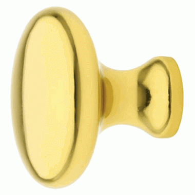 1 1/4 Inch Solid Brass Providence Cabinet Knob (Polished Brass Finish) EMTEK