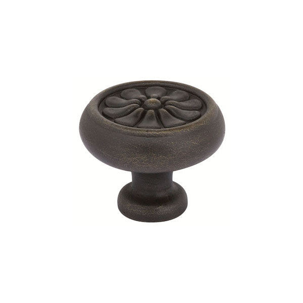 EMTEK 1 1/4 Inch Tuscany Petal Knob (Medium Bronze Finish)