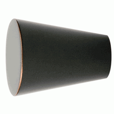 EMTEK Emtek 1 1/8 Inch Solid Brass Cone Knob (Oil Rubbed Bronze Finish)