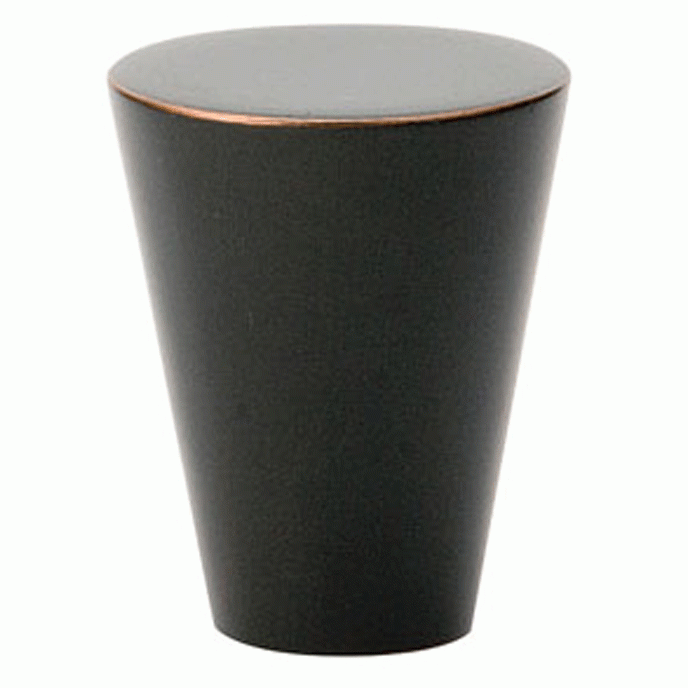 EMTEK Emtek 1 1/8 Inch Solid Brass Cone Knob (Oil Rubbed Bronze Finish)